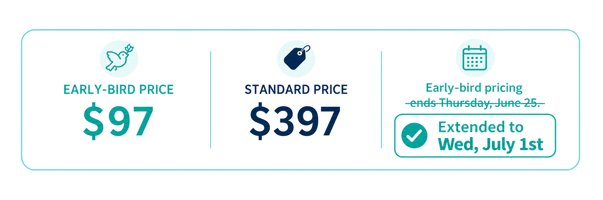 Revised Early Bird - landing page